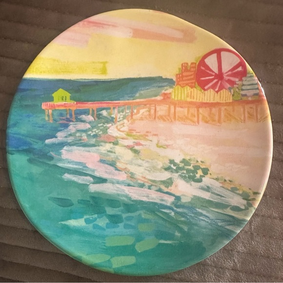 Anthropologie Blakely Made for Anthropologie Tropical Beach Plates Set - Picture 4 of 10
